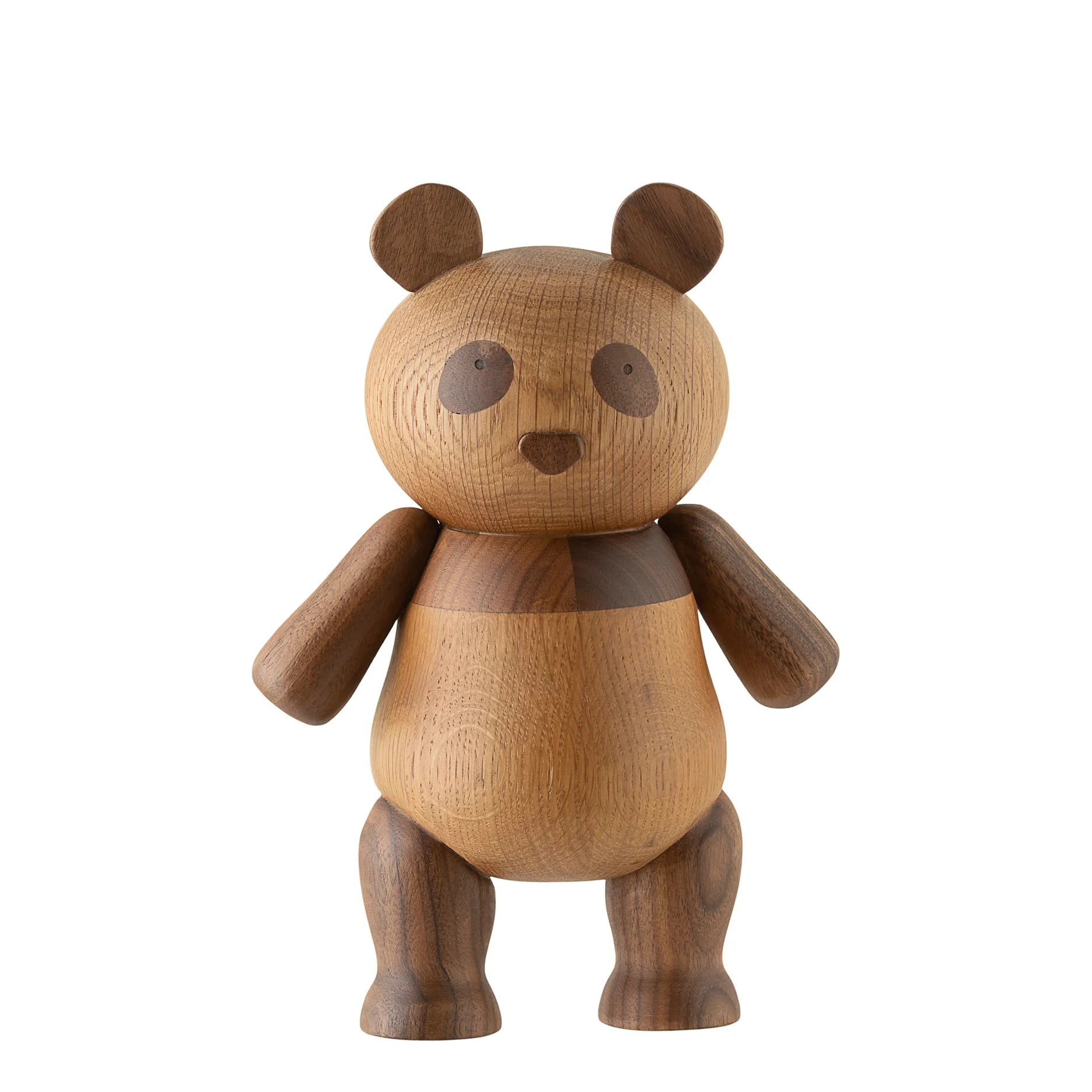 Panda aus Eiche/Baumnuss